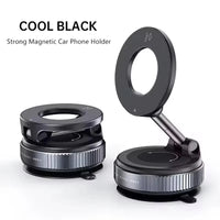 MagSnap™ Suction Magnetic Phone Holder – 360° Adjustable MagSafe Car Mount