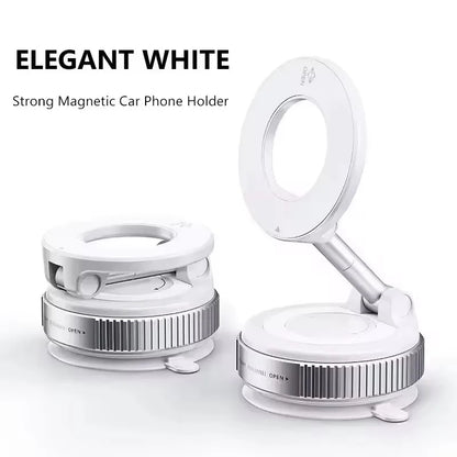 MagSnap™ Suction Magnetic Phone Holder – 360° Adjustable MagSafe Car Mount